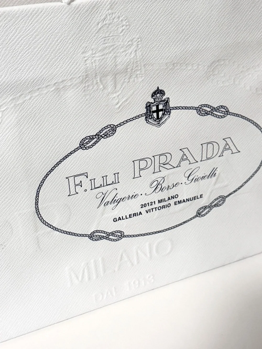 Prada authentic milano